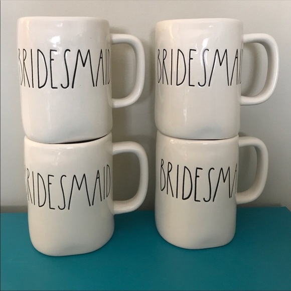 Rae Dunn Accessories - 🦄 Rae Dunn set of 4 bridesmaid mugs