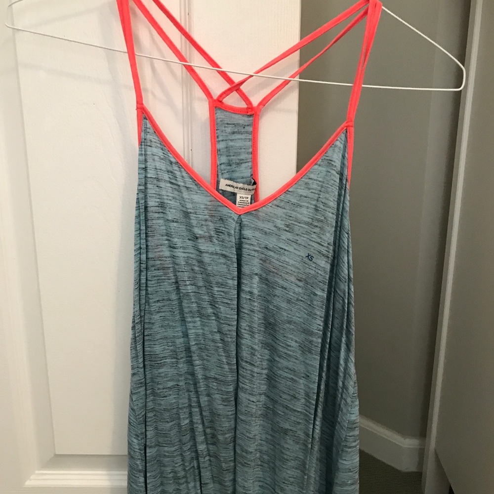 American Eagle flowy spaghetti strap tank top