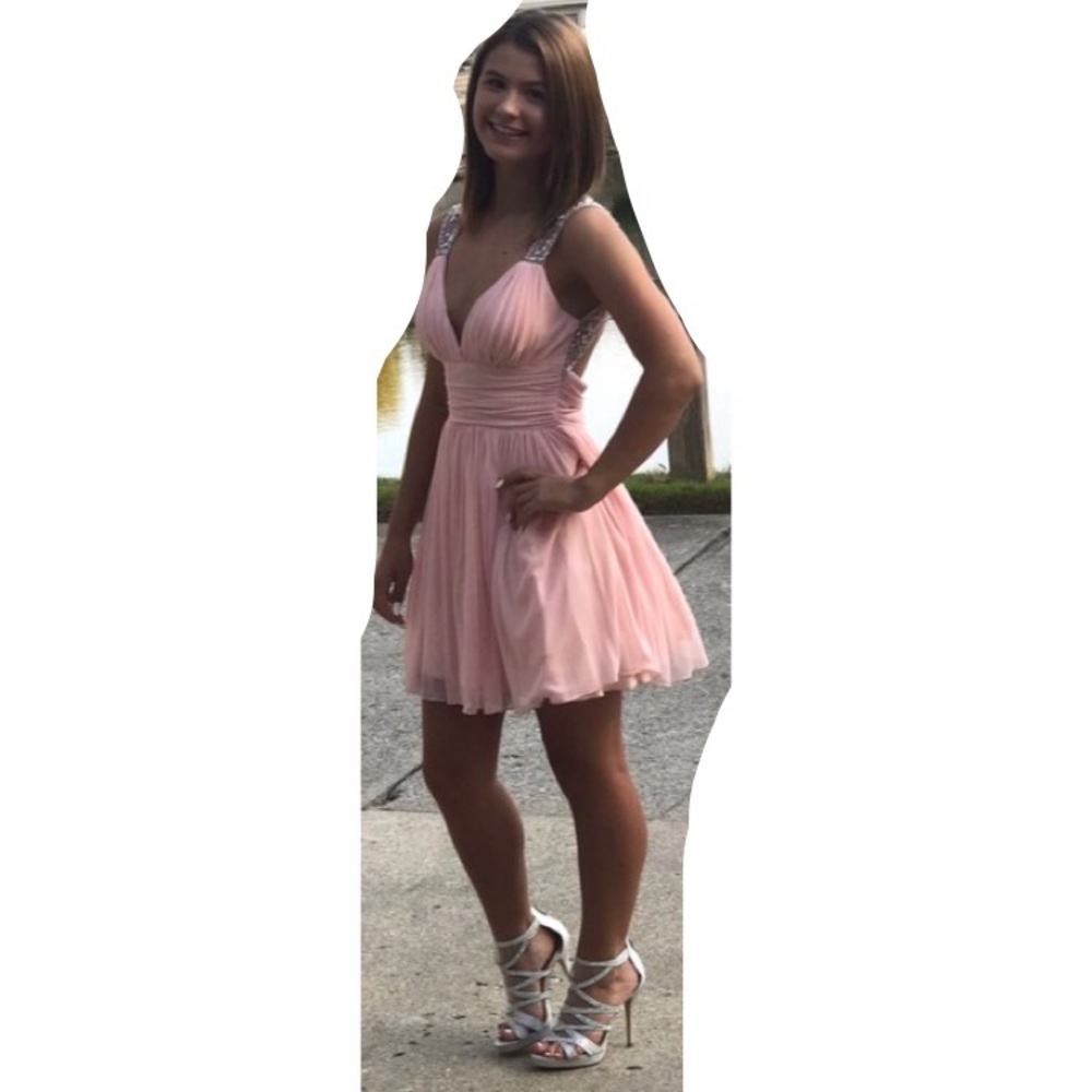 pink hoco dress. SALE , X2
