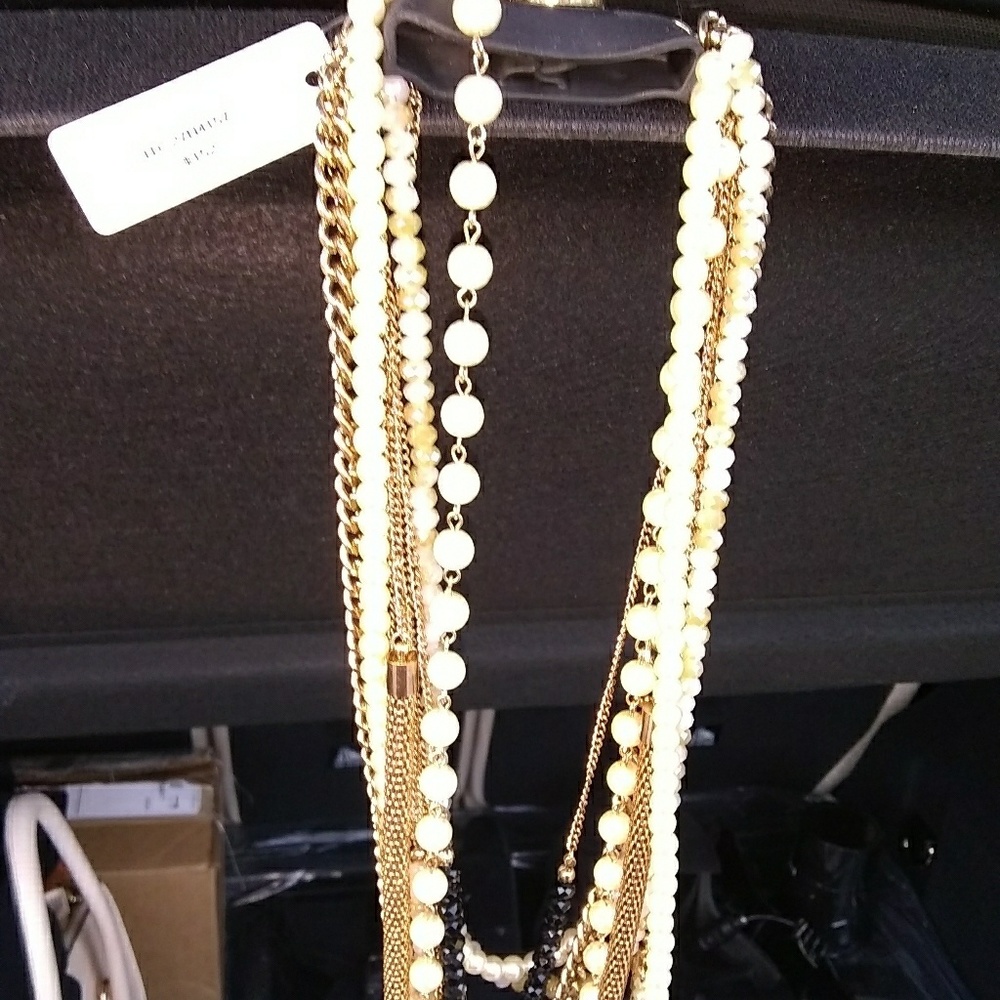 Multilayered Pear Necklace