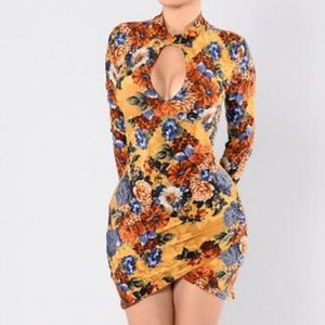 Fall For Floral Dress