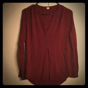 Hidden button down dress shirt