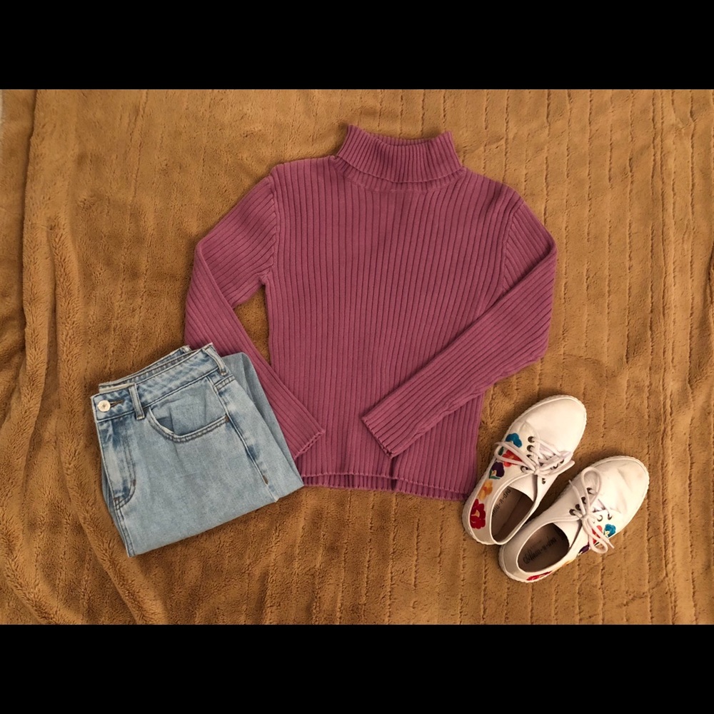 Vintage ribbed turtleneck