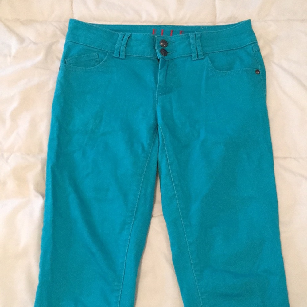 Elle brand blue/green capris