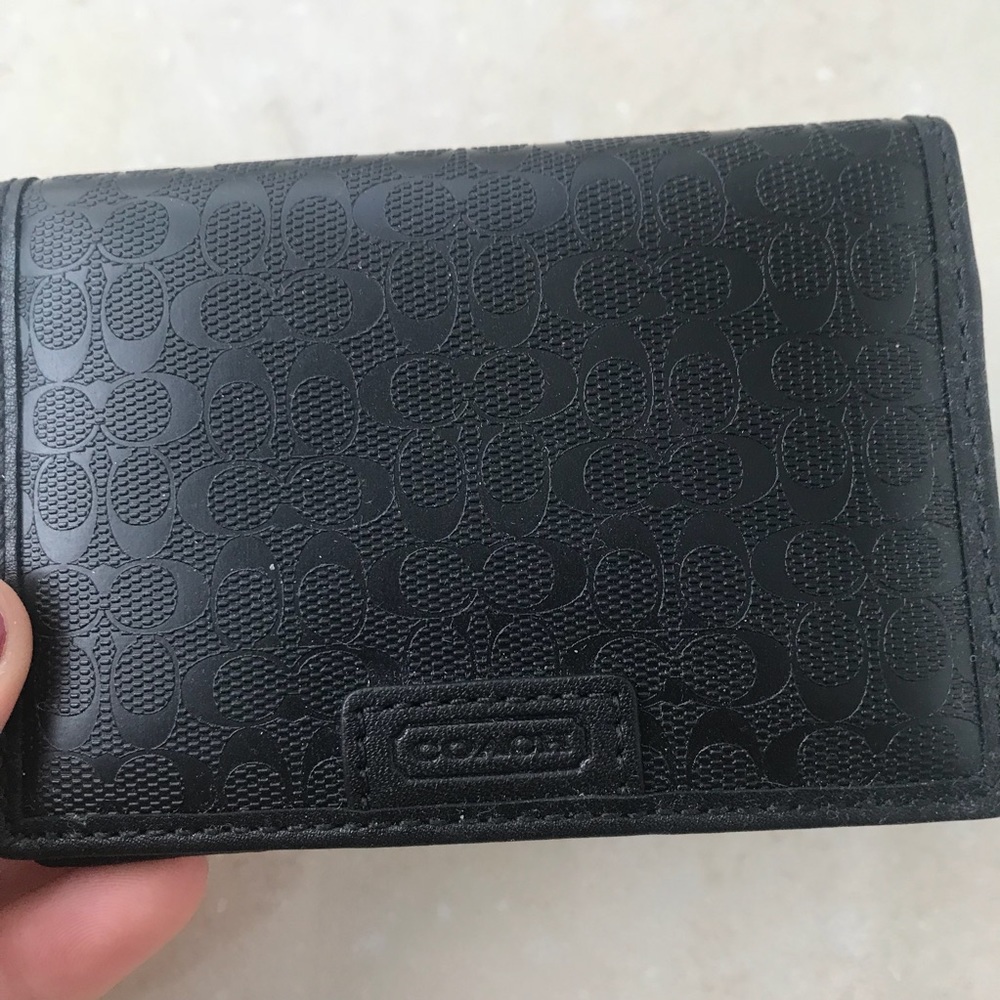 Black Coach Wallet