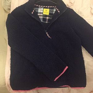 Fuzzy pullover/sherpa