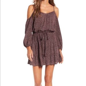Paige cold shoulder dress