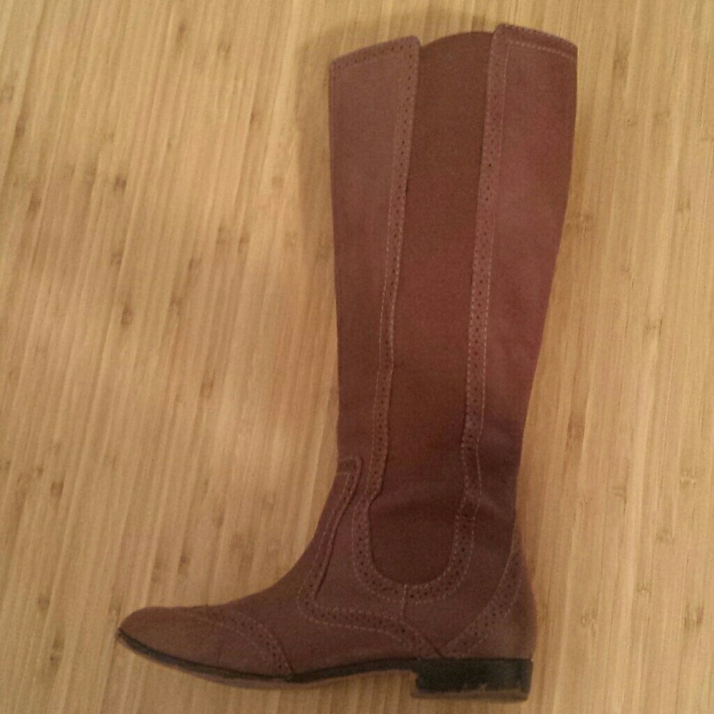Zara Basic Collection brown leather boots