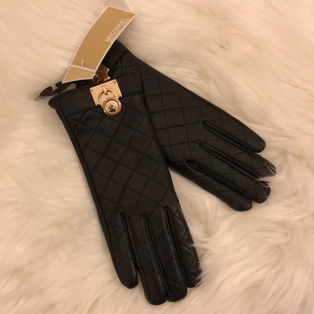 NEW Michael Kors Genuine Leather Gloves