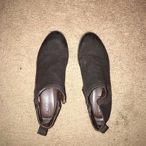 Brown merona booties