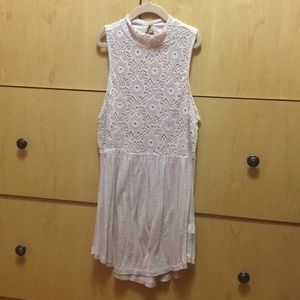 NWT Blush lace top