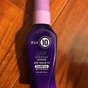 New It's a 10 miracle silk express leave in