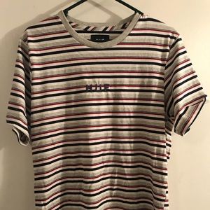 huf striped t shirt size m