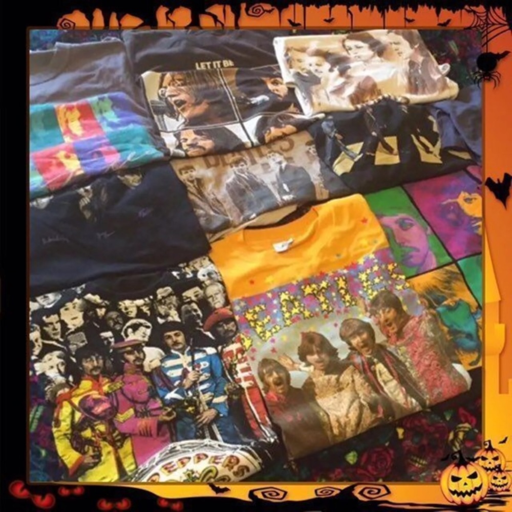 SOLD Vintage Beatles Tour Shirt Lot Peppers 90s