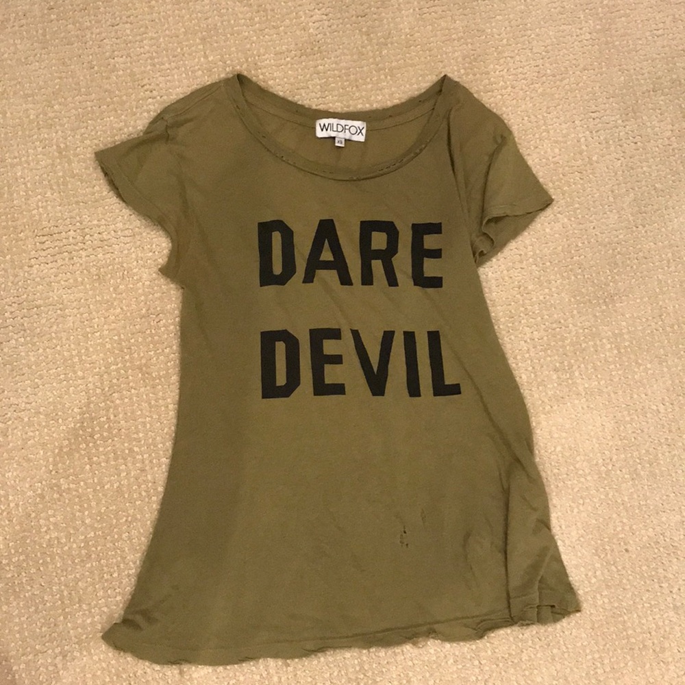 Distressed Wildfox Tee