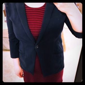 Stretchy Navy Blazer