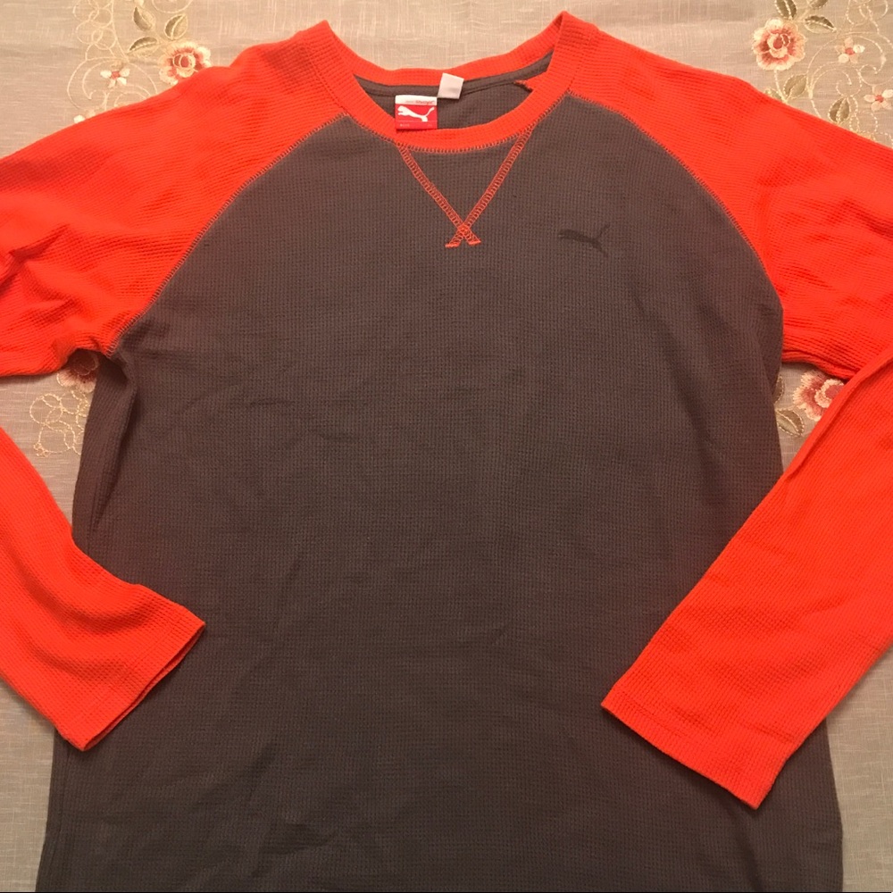 Puma boys Henley tee