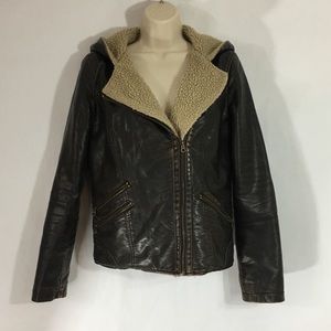 Levi's Asymmetrical Faux Leather Moto Jacket