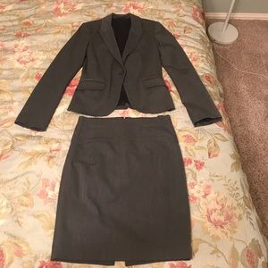 Grey skirt suit set from Express