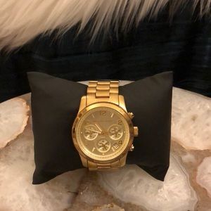 Michael Kors Oversized Gold-Tone Watch