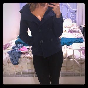 CUTE NAVY BLUE PEA COAT