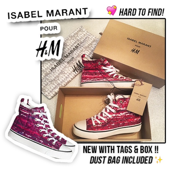 ISABEL MARANT pour H&M | High Top Sneakers. NWT !! - Picture 1 of 4