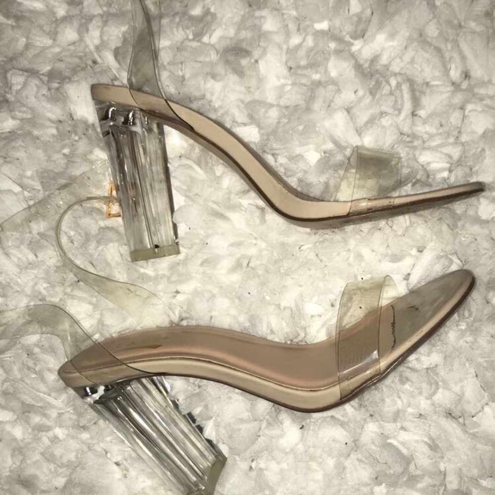 Clear Strap heels