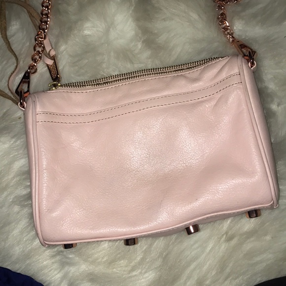 Rebecca Minkoff Mini M.A.C. crossbody handbag in quartz pink rose gold hardware - Picture 6 of 10