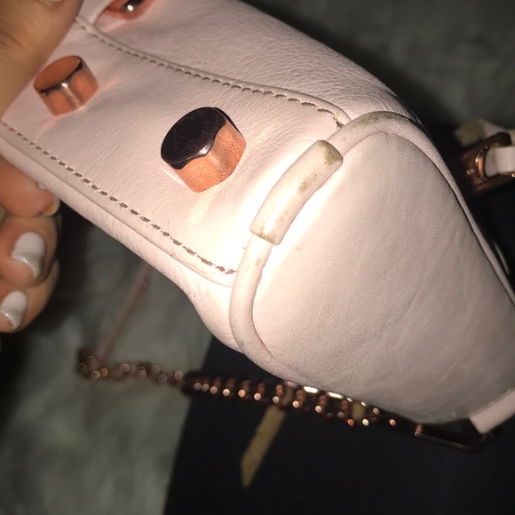Rebecca Minkoff Mini M.A.C. crossbody handbag in quartz pink rose gold hardware - Picture 10 of 10