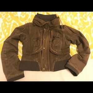 Victoria’s Secret Brown Cargo Crop Jacket
