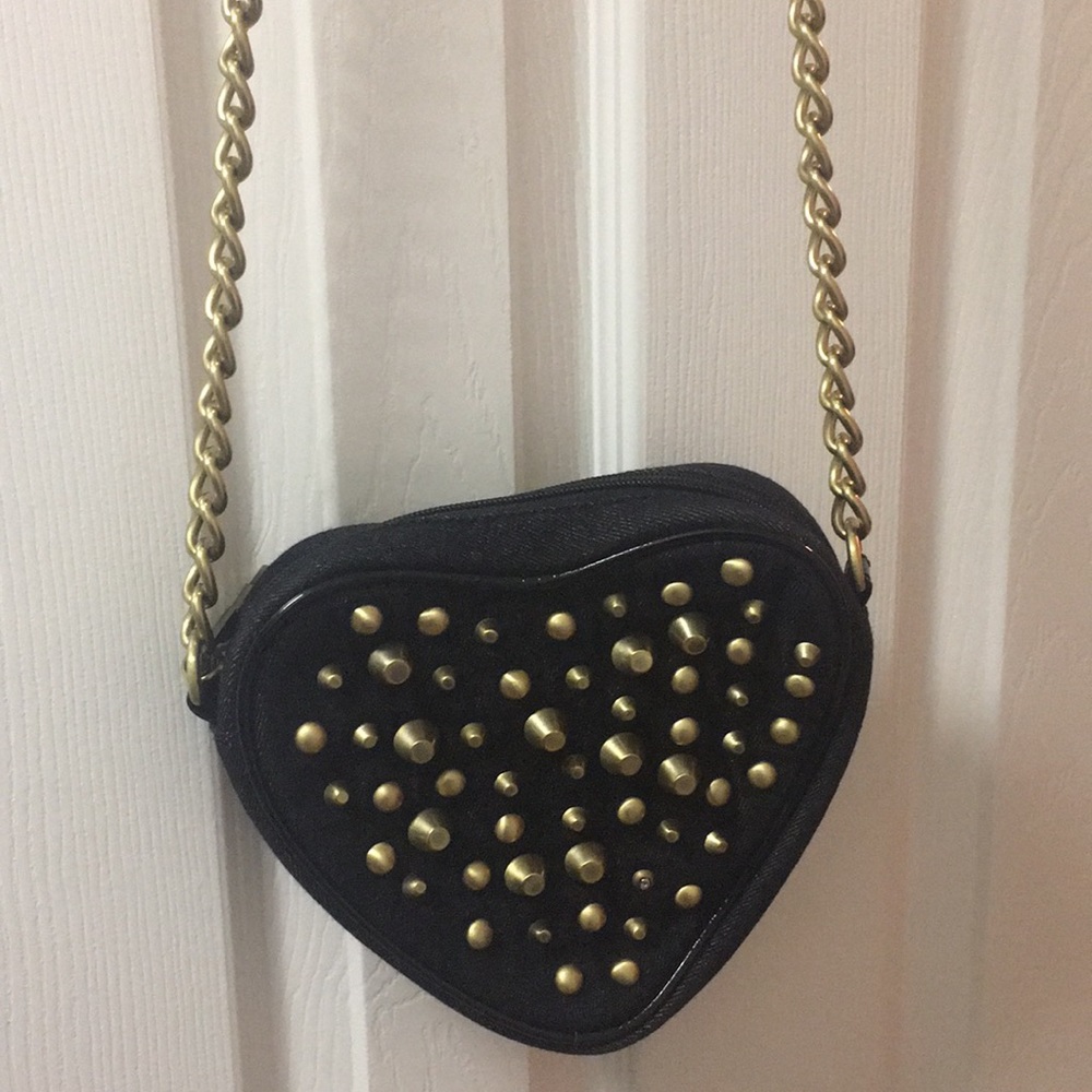 Betsey Johnson Heart Shaped Crossbody Bag