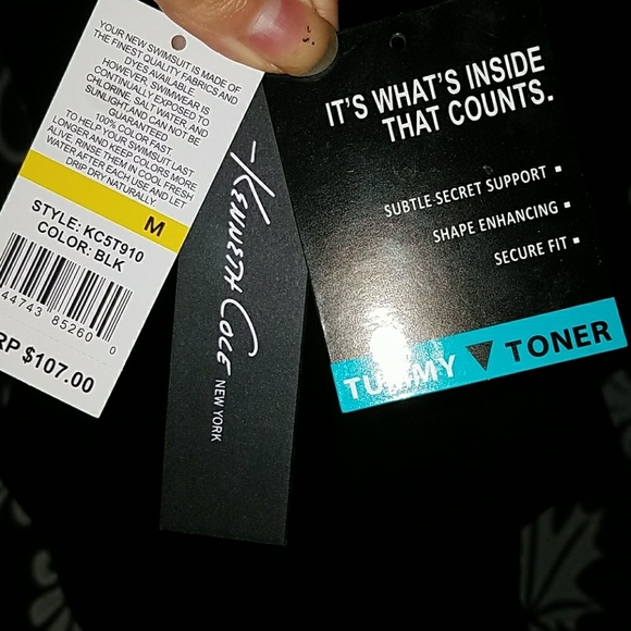 Kenneth Cole 1 piece mesh swimsuit - Picture 4 of 4