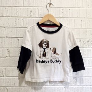2T Gymboree “Daddy’s Buddy” LS Shirt