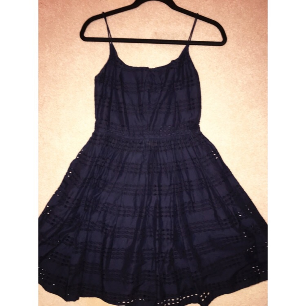 BRAND NEW WITH TAGS! J Crew navy blue lace dress