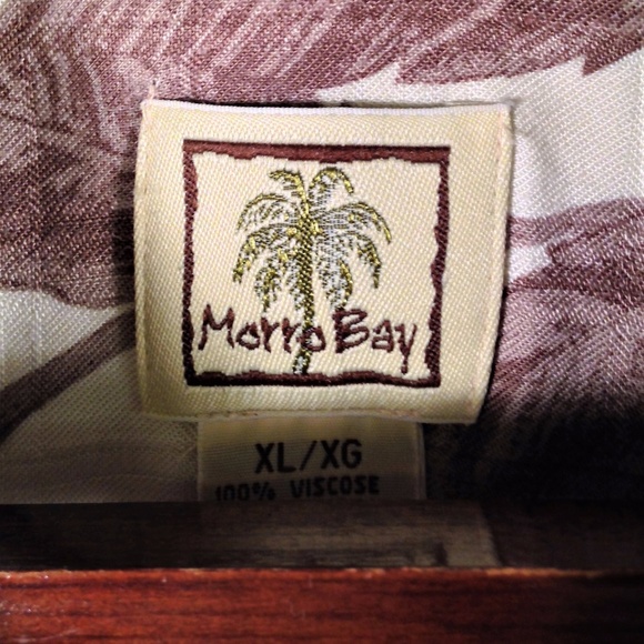 Morrow Bay Cream Floral XL Hawaiian Shirt - Picture 5 of 6