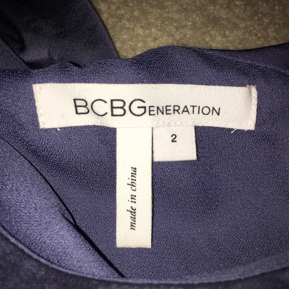 BCBG size 2 silt blue dress - Picture 2 of 2