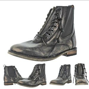 Naughty Monkey London Calling Combat Boots