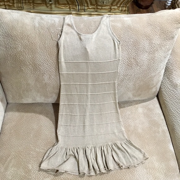 Say What New w/tag Tan w/Gold Sparkles - Picture 3 of 3