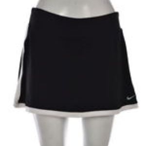 Nike Black tennis skirt or skort with white piping