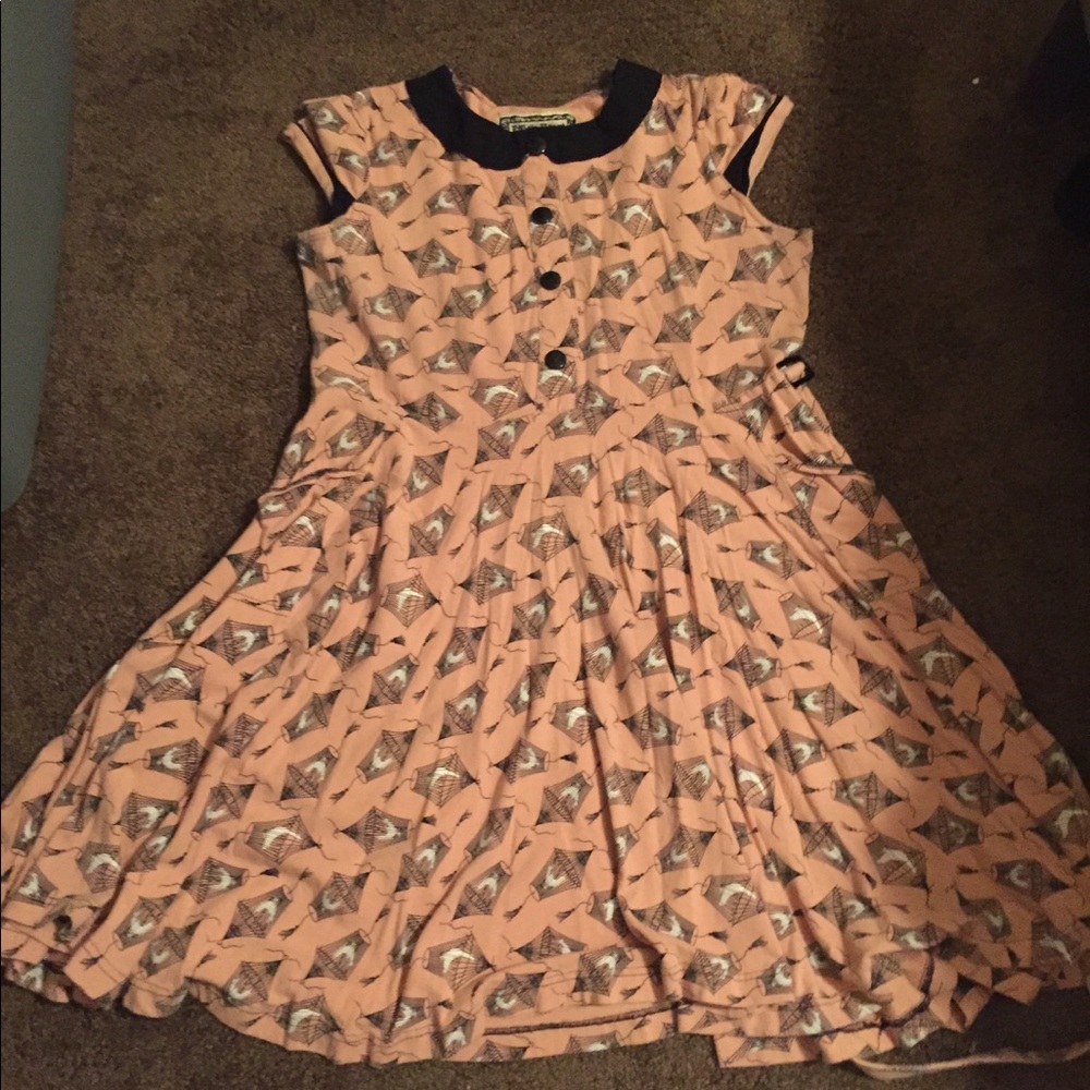 Vintage birdcage swing dress