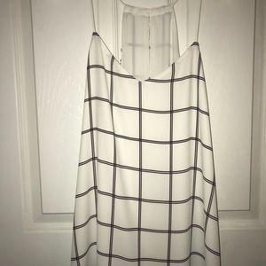 Express plaid tank top