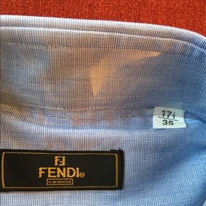 New Men’s Fendi Dress Shirt 17.5/35