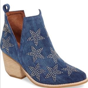 Jeffrey Campbell blue star booties NWOT
