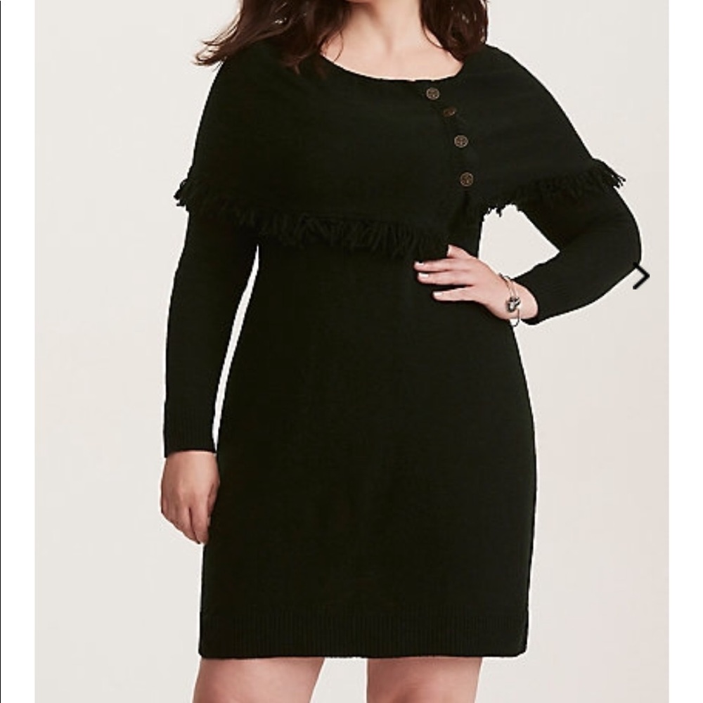 Torrid Outlander Forrest Green Sweater Dress