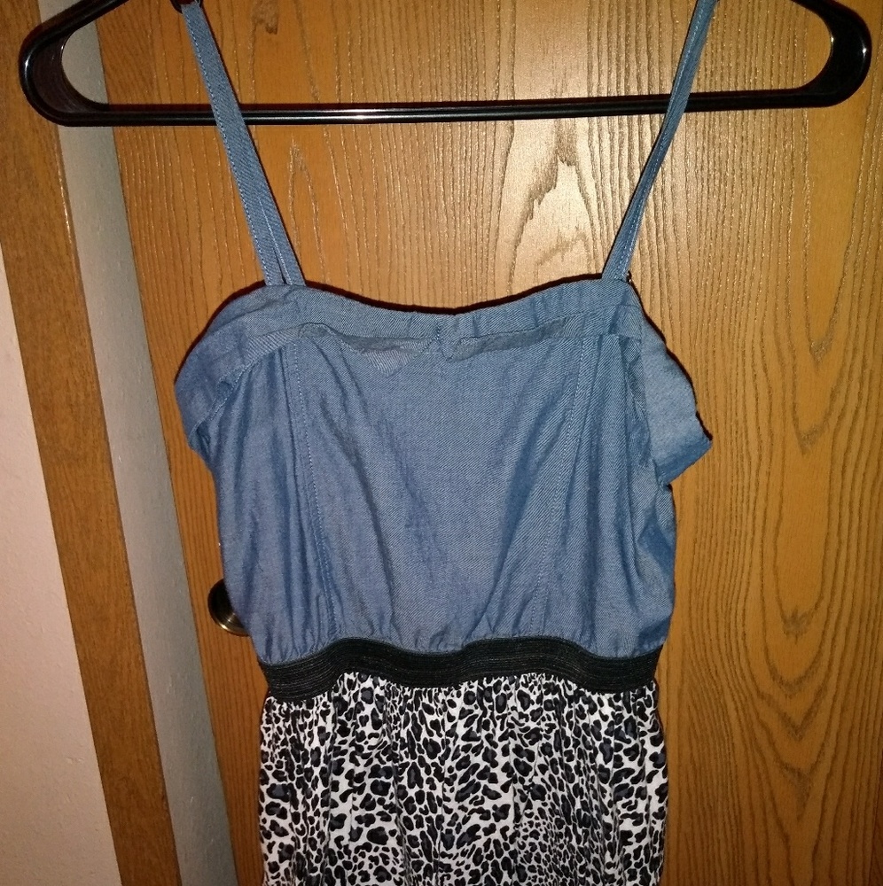 Cheetah print dress