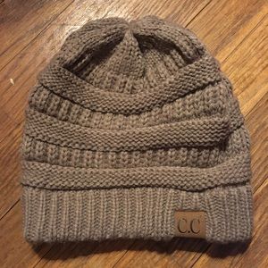 Tan CC Beanie