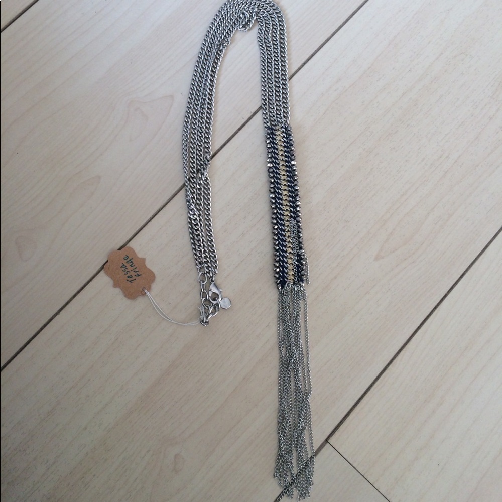 Stella and Dot Tessa Fringe Necklace