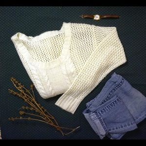 Vintage cable knit sweater