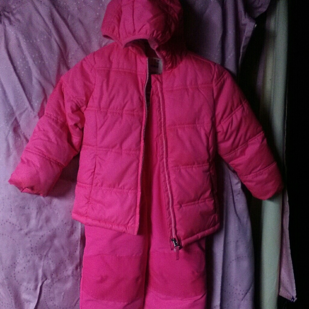 2t-3t girls snow suit and Christmas dress