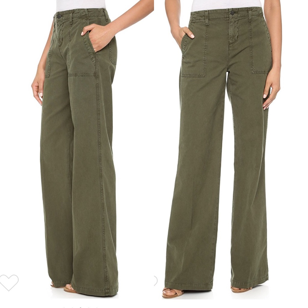 J Brand Drea Cotton Utility Flare Pant